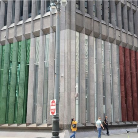 DBusiness – LoveITDetroit Activates Design Installation at 1001 Woodward in Downtown Detroit